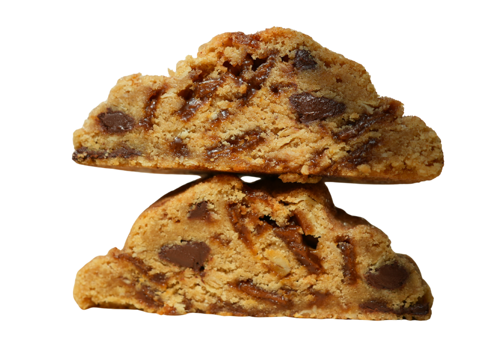 Salted Toffee Banana Bread Cookies