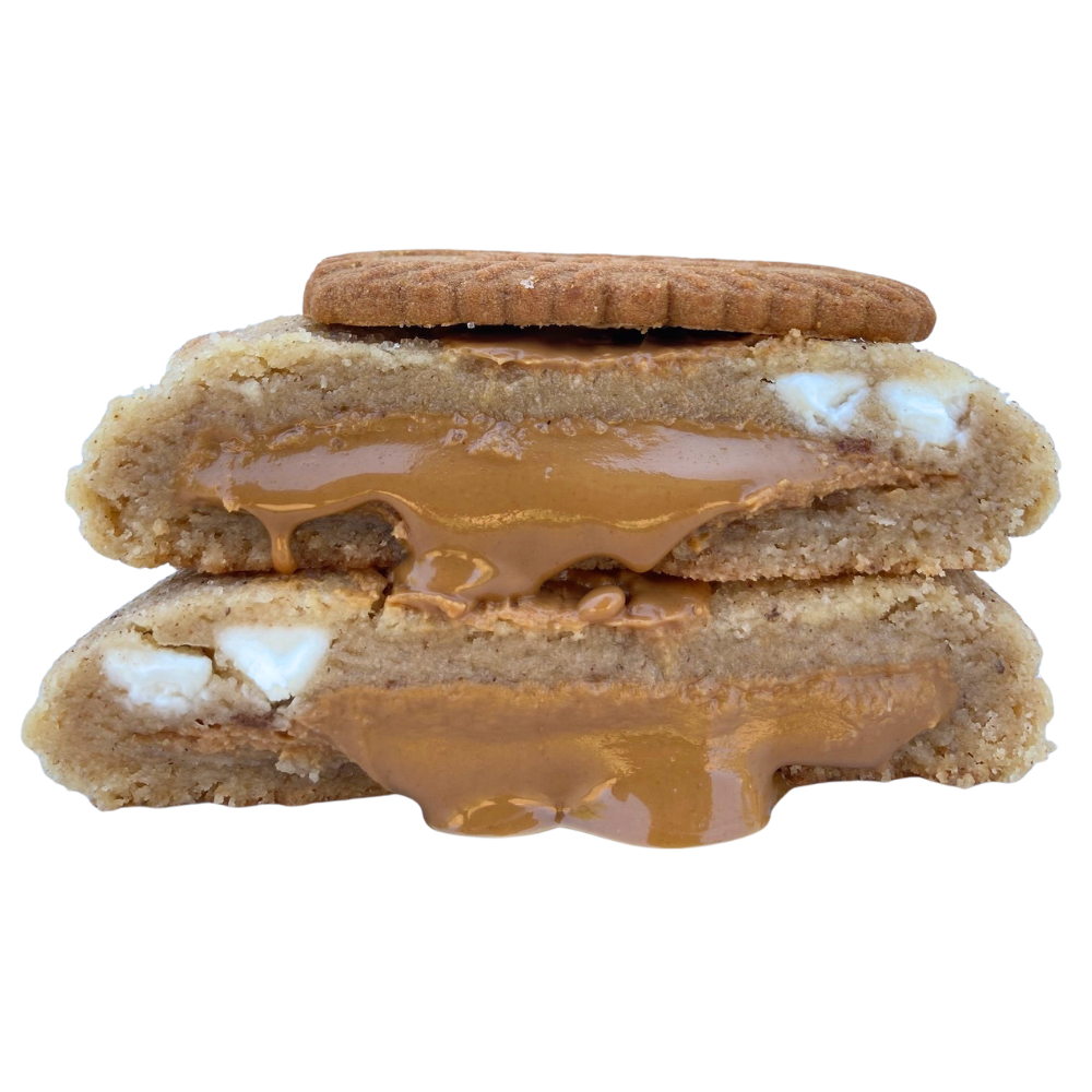Cookie Butter Stuffed Banana Bread Cookie