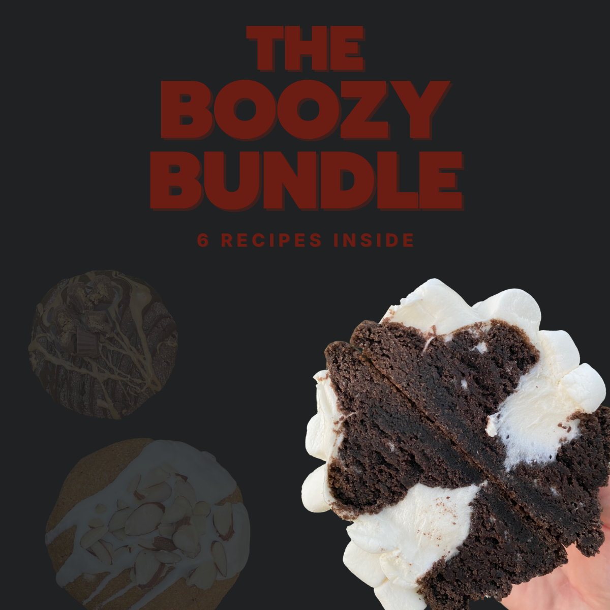Boozy Stuffed Cookie Recipe Bundle — Bold Flavors + Non-Alcoholic Options