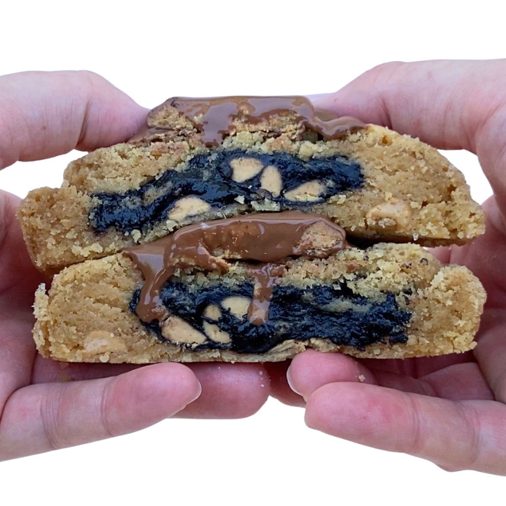 Dream Team — Peanut Butter Cookie Stuffed With Gooey Brownie Batter